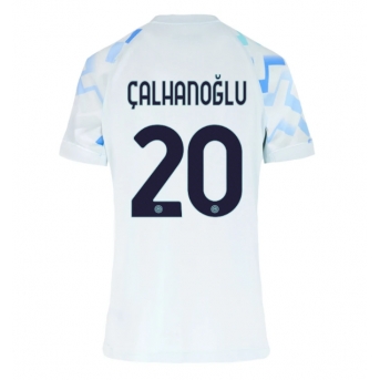 Billige Fotballdrakt Inter Milan Hakan Calhanoglu #20 Replika Bortedrakt Dame 2025-26 Kortermet